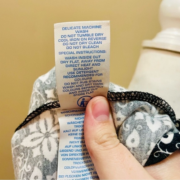 Boden Black and White Sheath Dress Size 6 - Picture 6 of 8